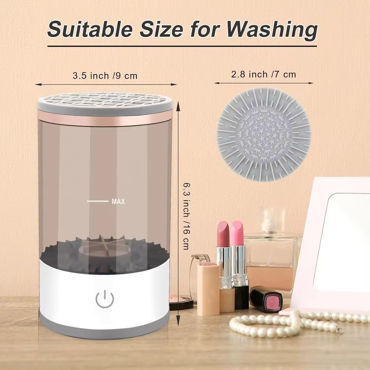Electric Makeup Brush Cleaner